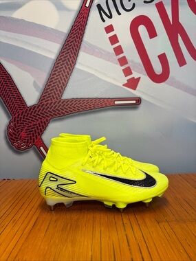Nike Air Zoom Mercurial Superfly 10 Elite SG Pro Volt Cleats HJ3717-700 Mens 6.5